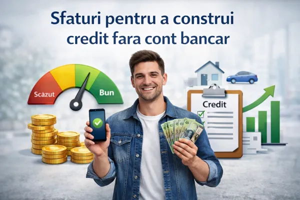 Sfaturi pentru a construi credit fara cont bancar